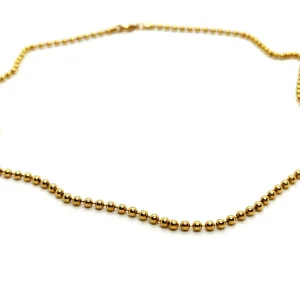 Collier Boules Or jaune