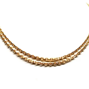 Van cleef & arpels Collier Chaîne  Or jaune