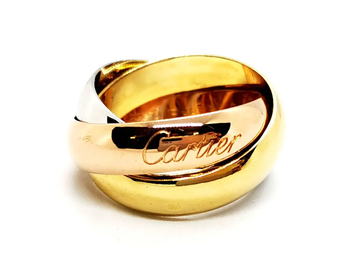 Cartier Bague Trinity Or rose, Or jaune, Or blanc – Image 2