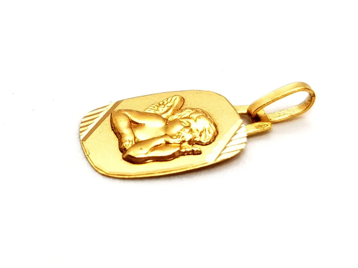 Pendentif Ange Or jaune – Image 3