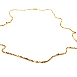 Collier Maille forçat Or jaune