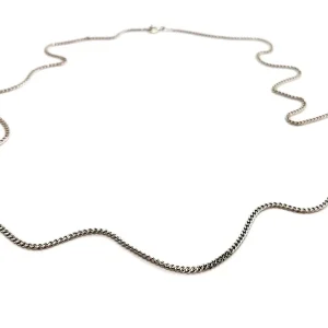 Collier Maille gourmette Or blanc