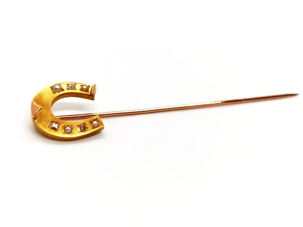 Accessoire Epingle Or jaune, Or rose Diamant, Perle