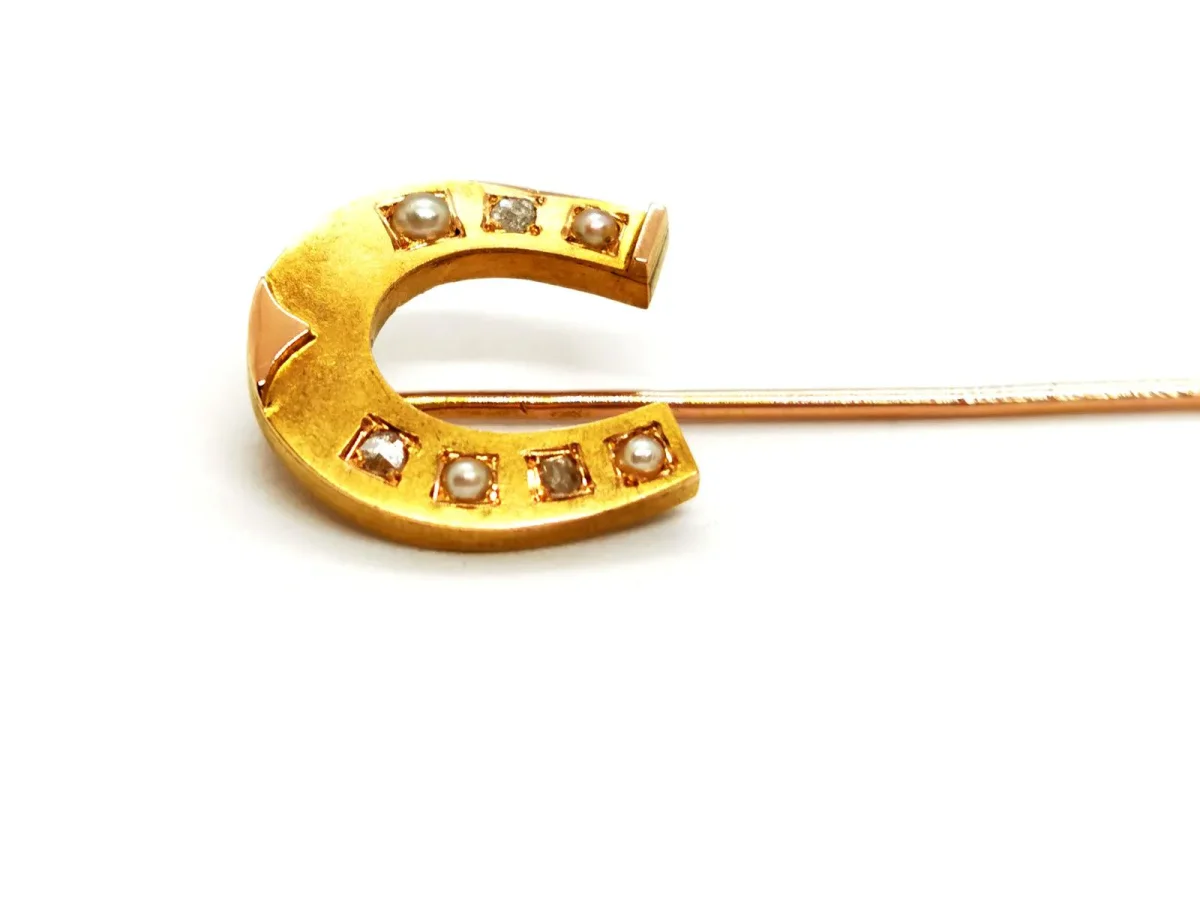 Accessoire Epingle Or jaune, Or rose Diamant, Perle – Image 7