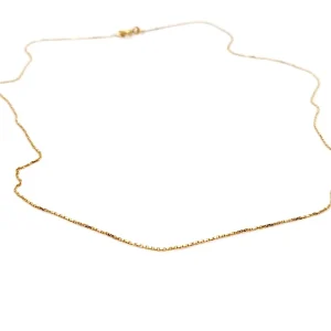 Collier Maille forçat Or jaune