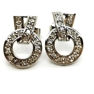 Guy laroche Boucles d'oreilles Or blanc Diamant