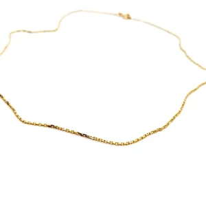 Collier Maille forçat Or jaune