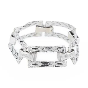 Bracelet Art déco Or blanc