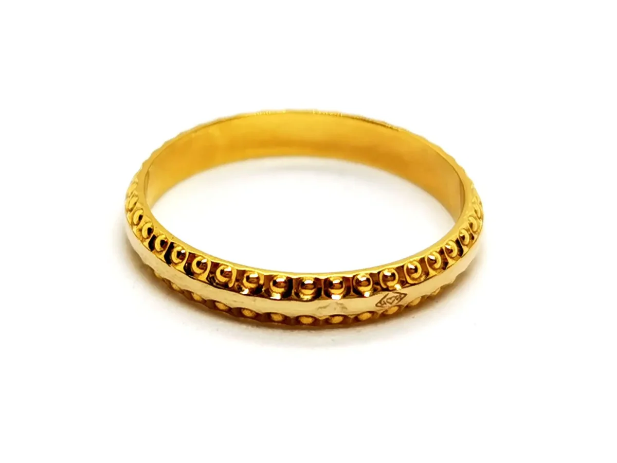 Bague Alliance Or jaune – Image 4