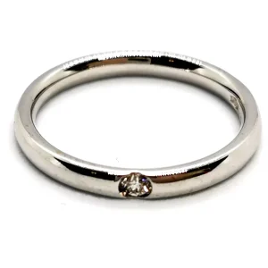 Pomellato Bague Alliance Lucciole Or blanc Diamant