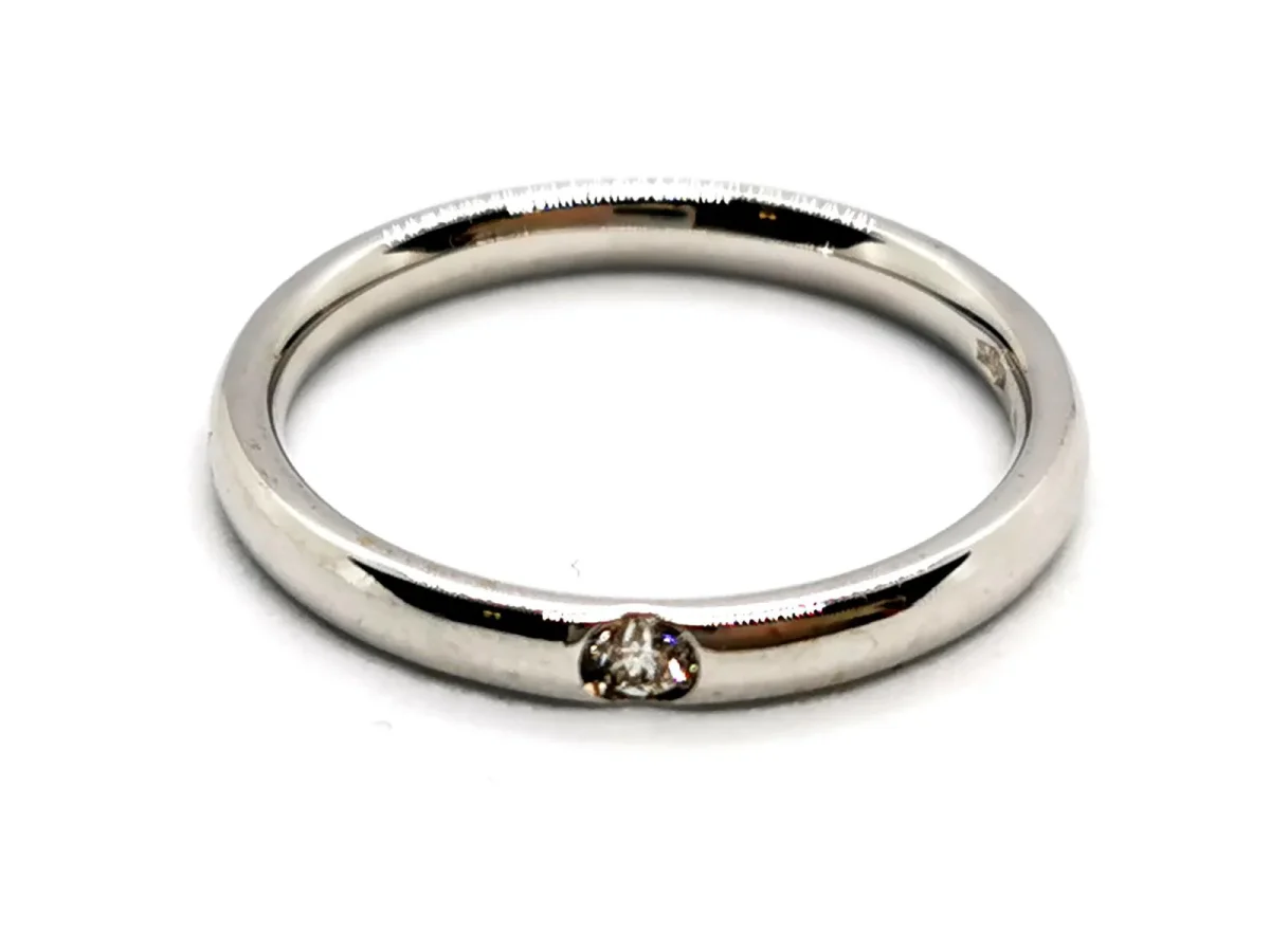 Pomellato Bague Alliance Lucciole Or blanc Diamant – Image 2