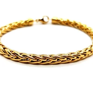 Bracelet Maille palmier Or jaune