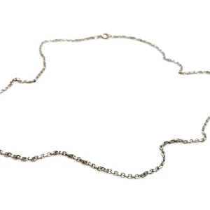 Collier Maille forçat Or blanc