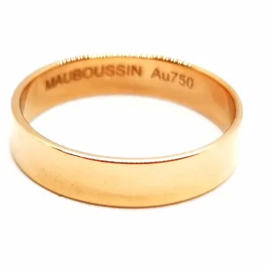 Mauboussin Bague Alliance Ruban du bonheur mon amour Or rose