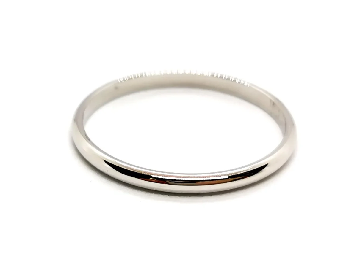 Bague Alliance Or blanc