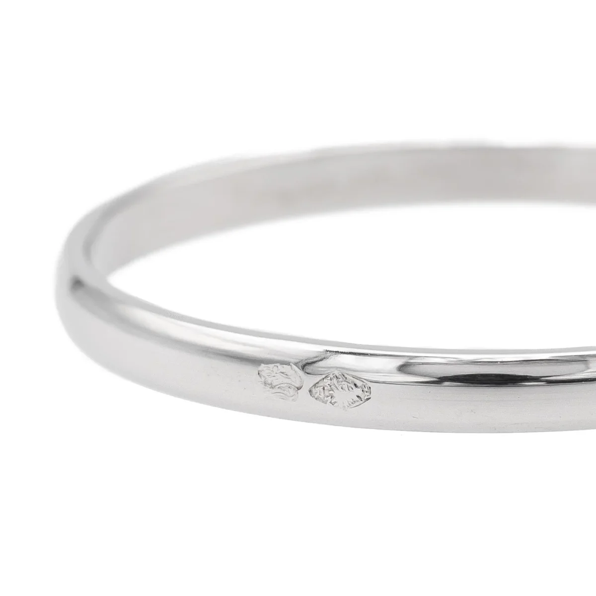 Bague Alliance Or blanc – Image 5