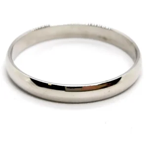 Bague Alliance Or blanc