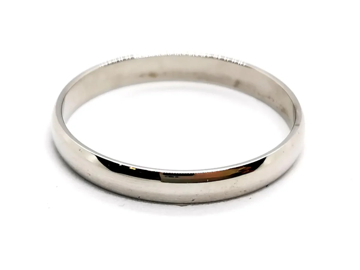 Bague Alliance Or blanc – Image 7