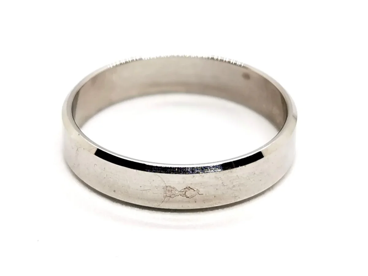 Bague Alliance Or blanc – Image 7