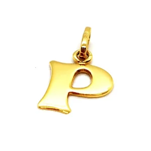 Pendentif Lettre Or jaune