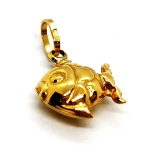 Pendentif Poisson Or jaune