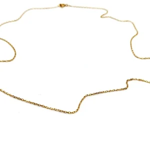 Collier Maille forçat Or jaune