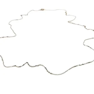 Collier Maille forçat Or blanc