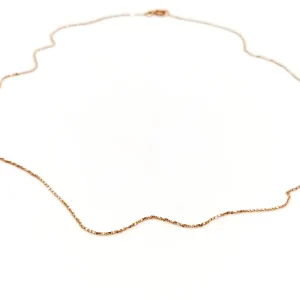 Collier Maille forçat Or rose