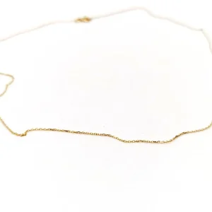 Collier Maille forçat Or jaune