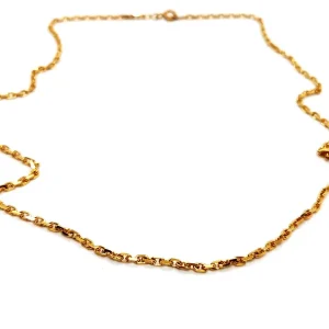 Collier Maille forçat Or jaune