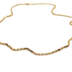 Collier Maille forçat Or jaune