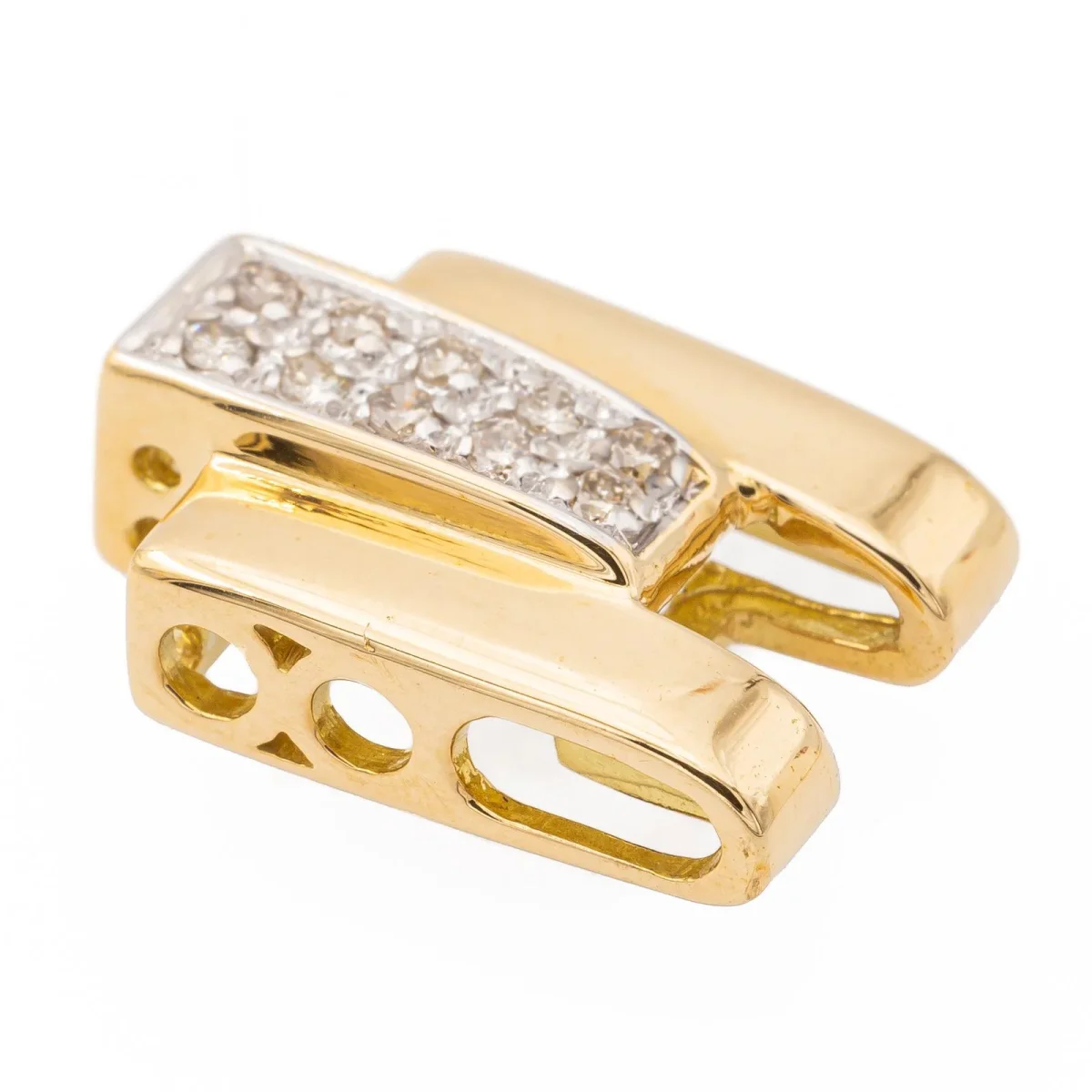 Pendentif Or jaune, Or blanc Diamant – Image 7