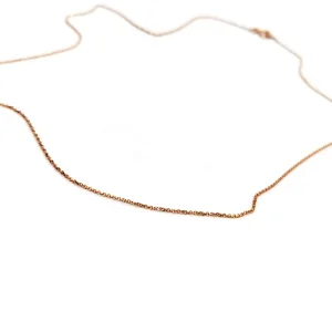 Collier Maille forçat Or rose