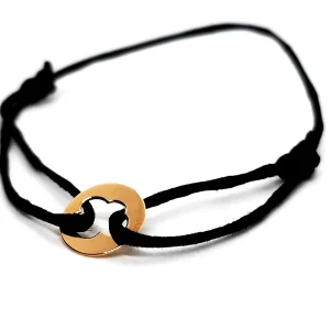 Arthus bertrand Bracelet Cordon Nuage Or rose