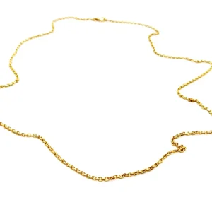 Collier Maille forçat Or jaune