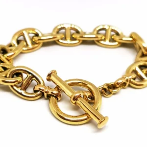 Bracelet Maille marine Or jaune