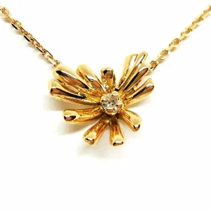 Collier Pendentif Or jaune Diamant