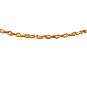 Collier Maille forçat Or jaune