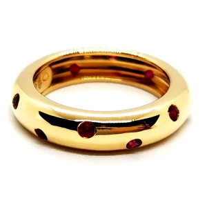 Chaumet Bague Jonc Constellation Or jaune Rubis