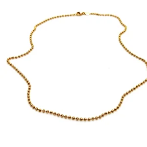 Collier Boules Or jaune
