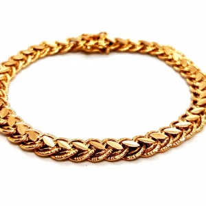 Bracelet Maille Or jaune