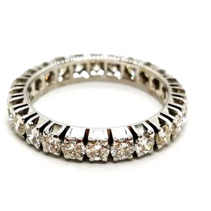 Bague Alliance Or blanc Diamant