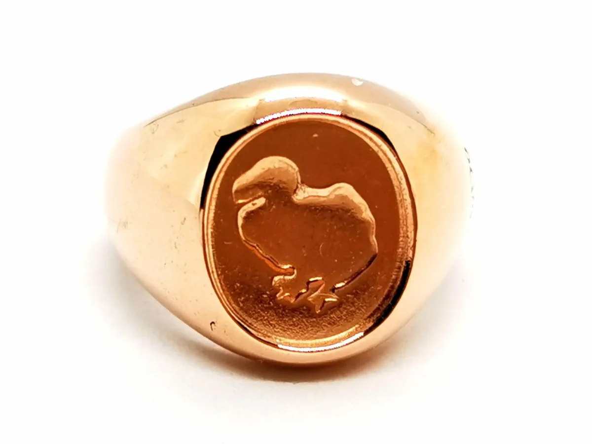 Dodo pomellato Bague Chevalière Or rose