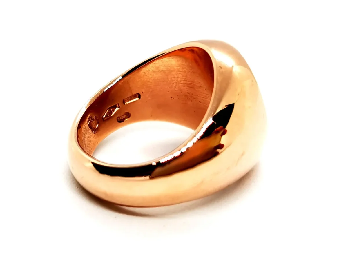 Dodo pomellato Bague Chevalière Or rose – Image 5