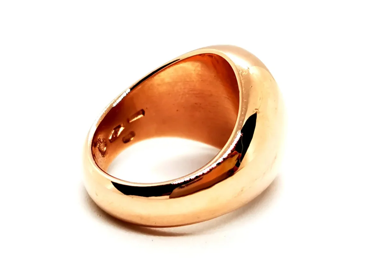 Dodo pomellato Bague Chevalière Or rose – Image 6