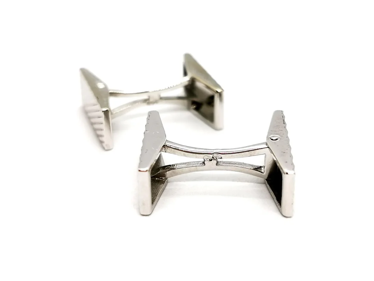 Boucheron Boutons de manchette Or blanc – Image 4