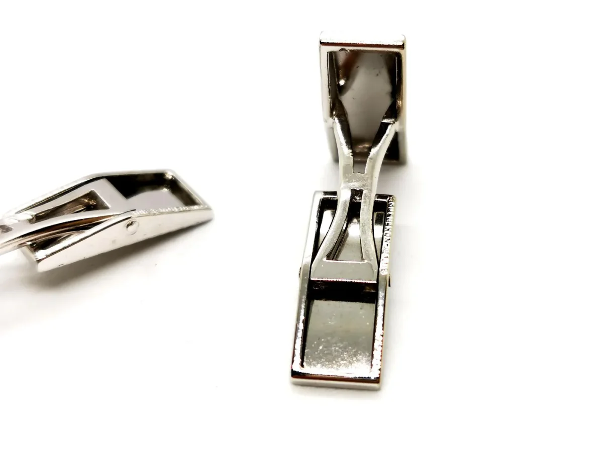 Boucheron Boutons de manchette Or blanc – Image 5