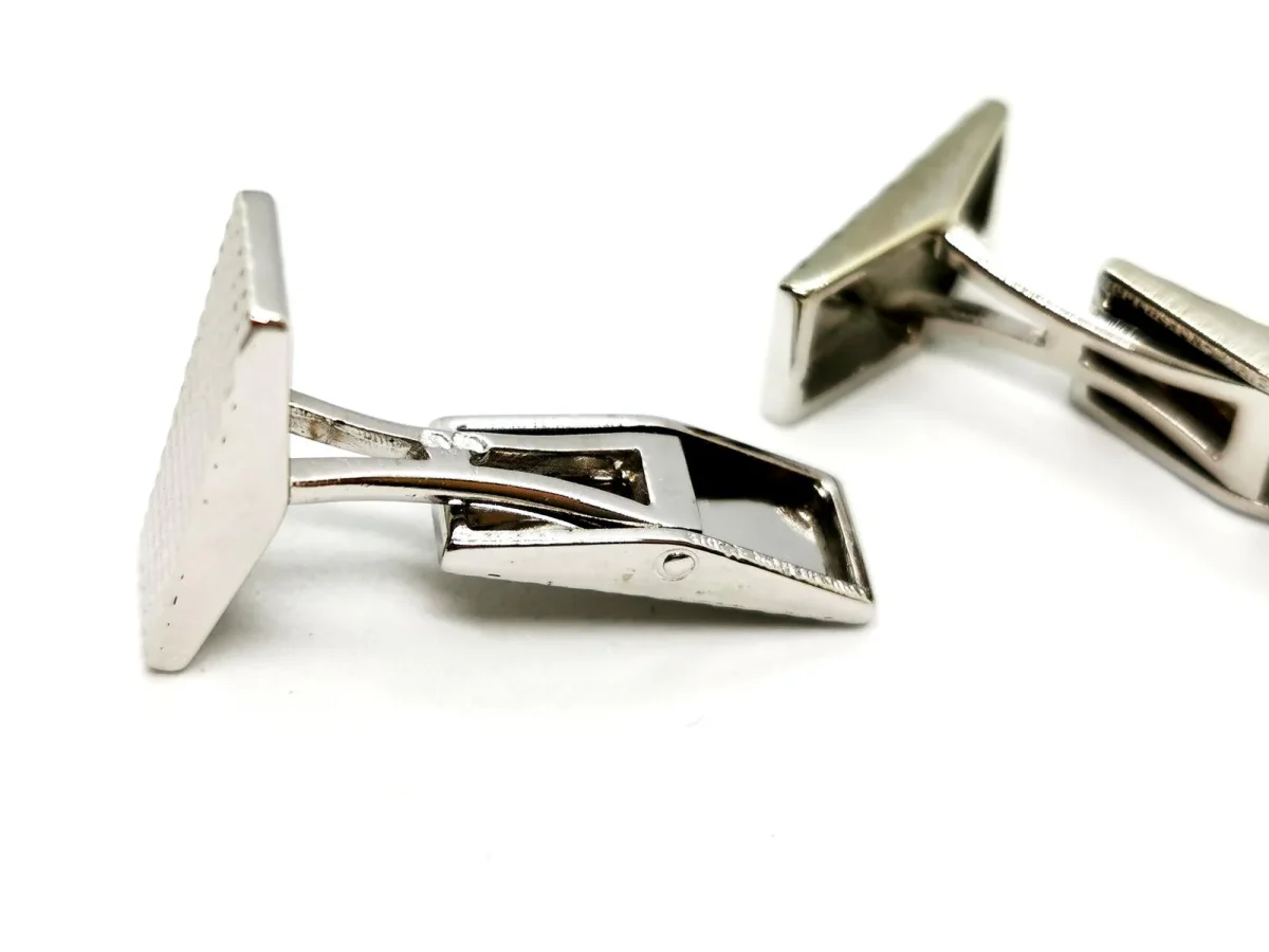 Boucheron Boutons de manchette Or blanc – Image 6