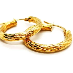 Boucles d'oreilles Créoles Or jaune