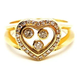 Chopard Bague Happy diamond Or jaune Diamant
